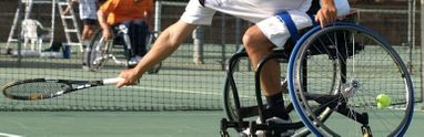 Ortopedia SACH persona en silla de ruedas